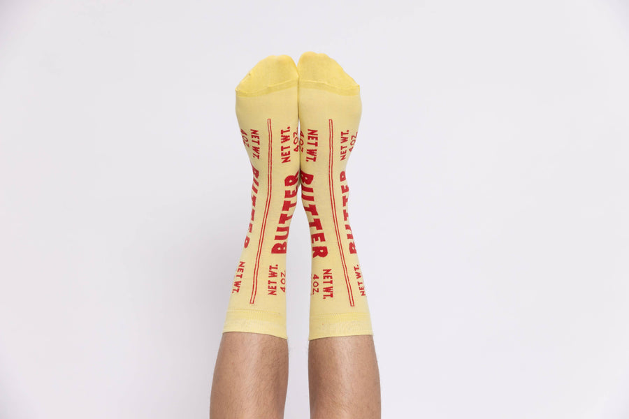 L Butter Adult Crew Socks