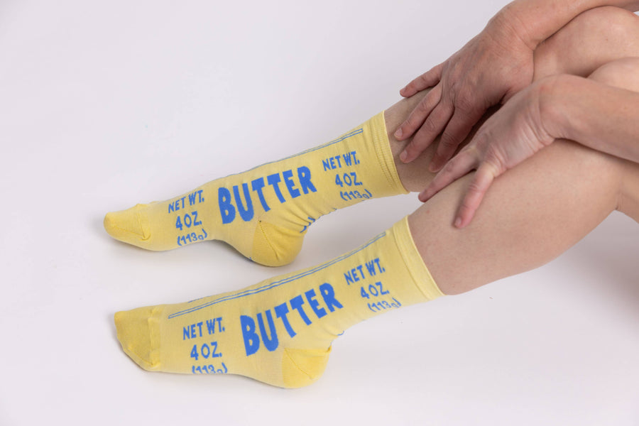 S Butter Adult Crew Socks