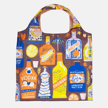 Cocktails by The Printed Peanut Reusable Tote