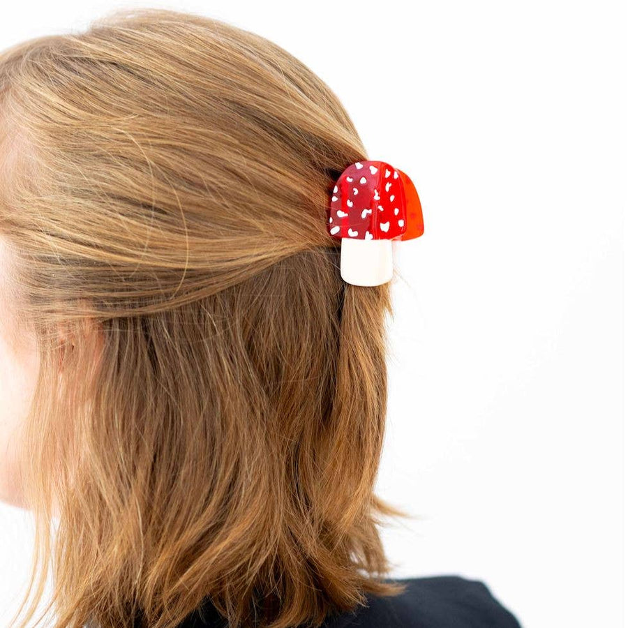 Mushroom Hair Claw Clip by Jenny Lemons