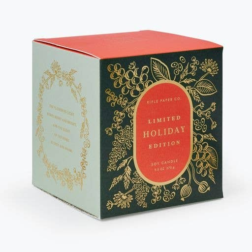 Holiday Edition 9.5 oz Candle by Rifle Paper Co.