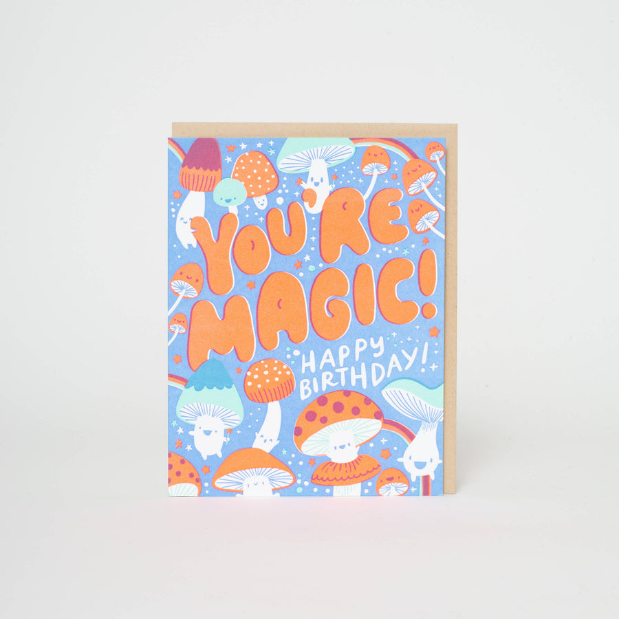 You're Magic Birthday Letterpress Card