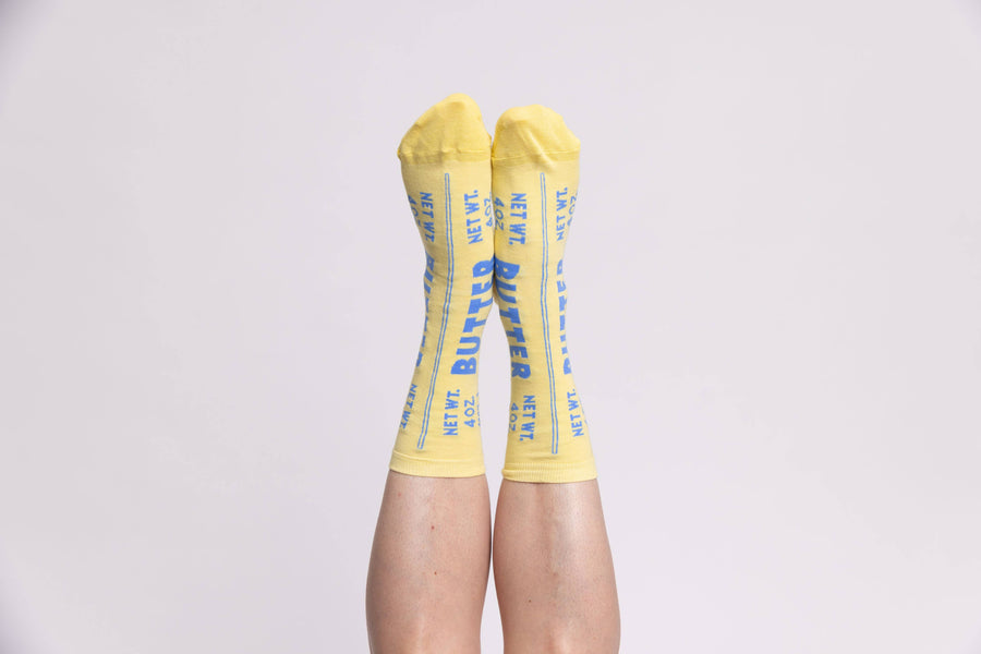 S Butter Adult Crew Socks