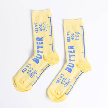 S Butter Adult Crew Socks