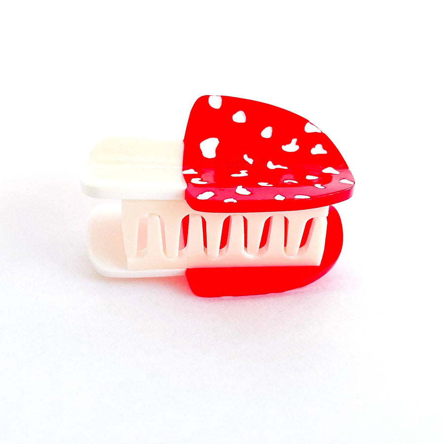 Mushroom Hair Claw Clip by Jenny Lemons