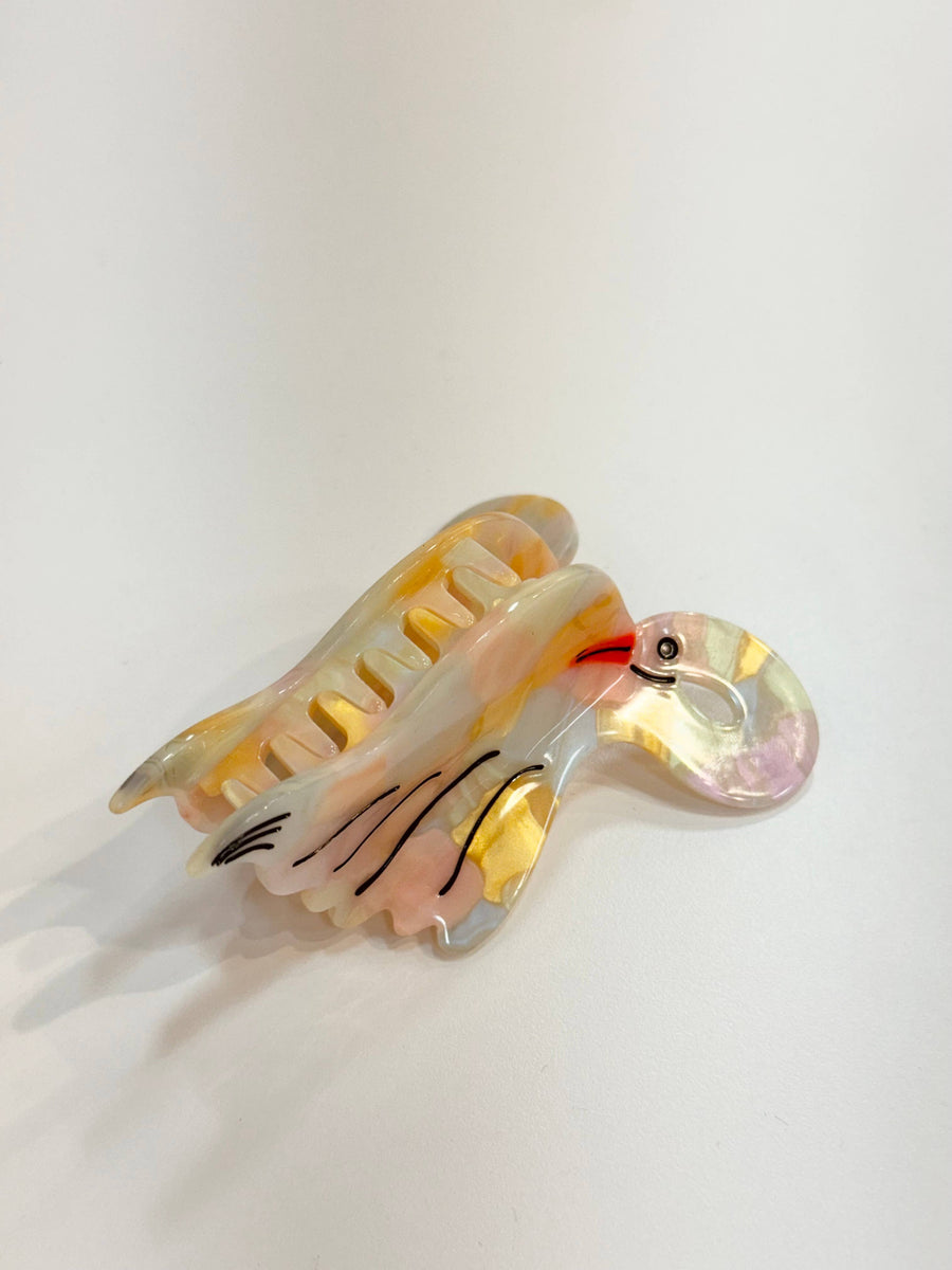 Egret Hair Claw by Carolyn Suzuki