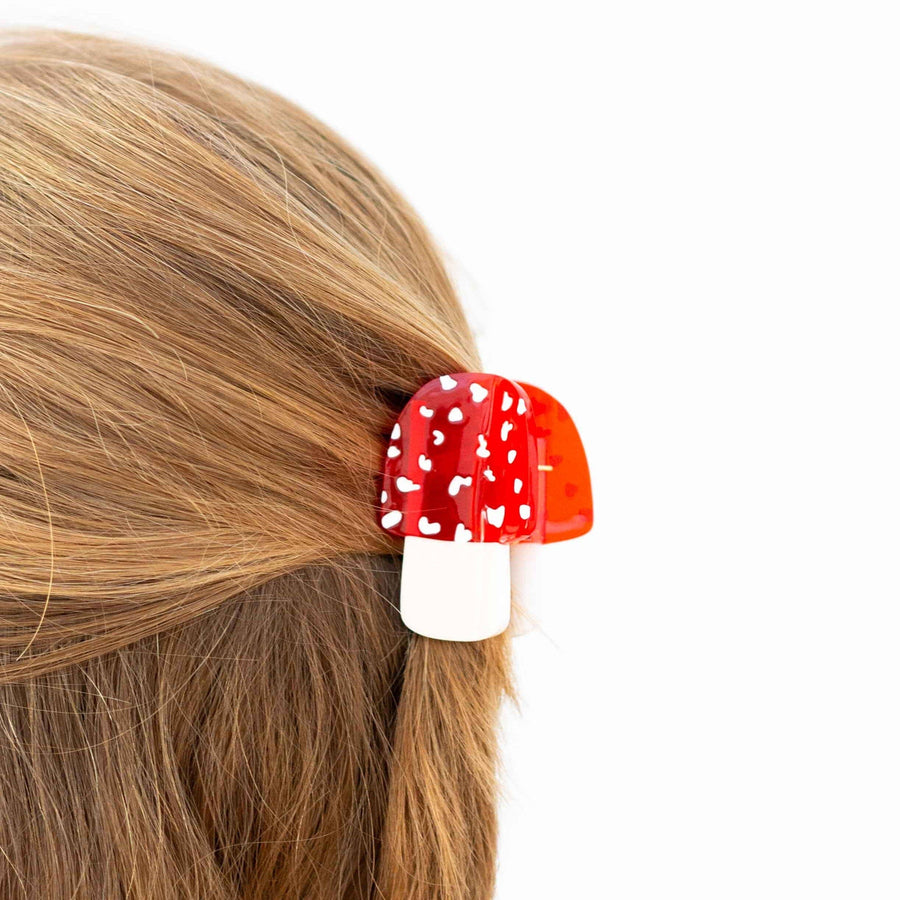 Mushroom Hair Claw Clip by Jenny Lemons