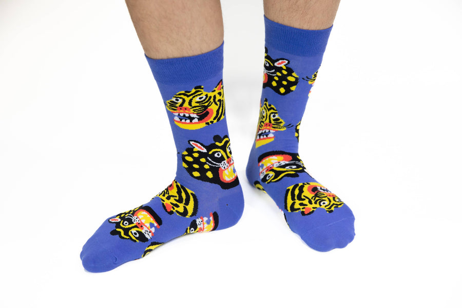 L Kristina Micotti Wild Cats Adult Crew Socks