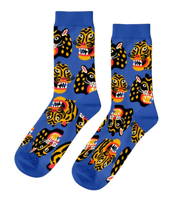 L Kristina Micotti Wild Cats Adult Crew Socks