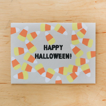 Box of 6 Candy Corn Halloween Cards