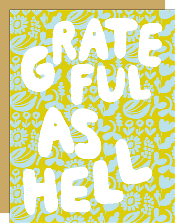 Grateful As Hell Card