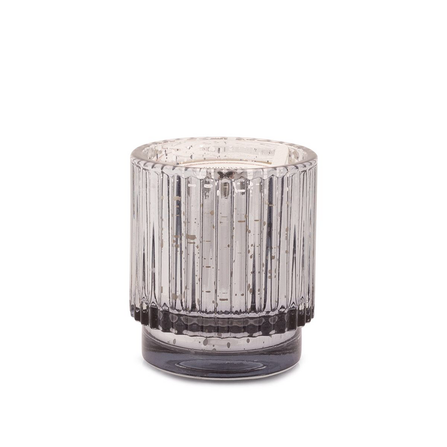 Silver Mercury Glass Cypress & Fir Candle 4.5 oz Candle