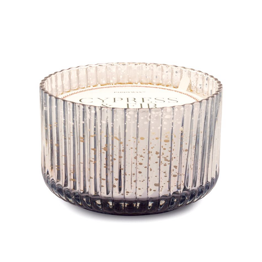 Silver Mercury Glass Cypress & Fir Candle 15 oz Candle